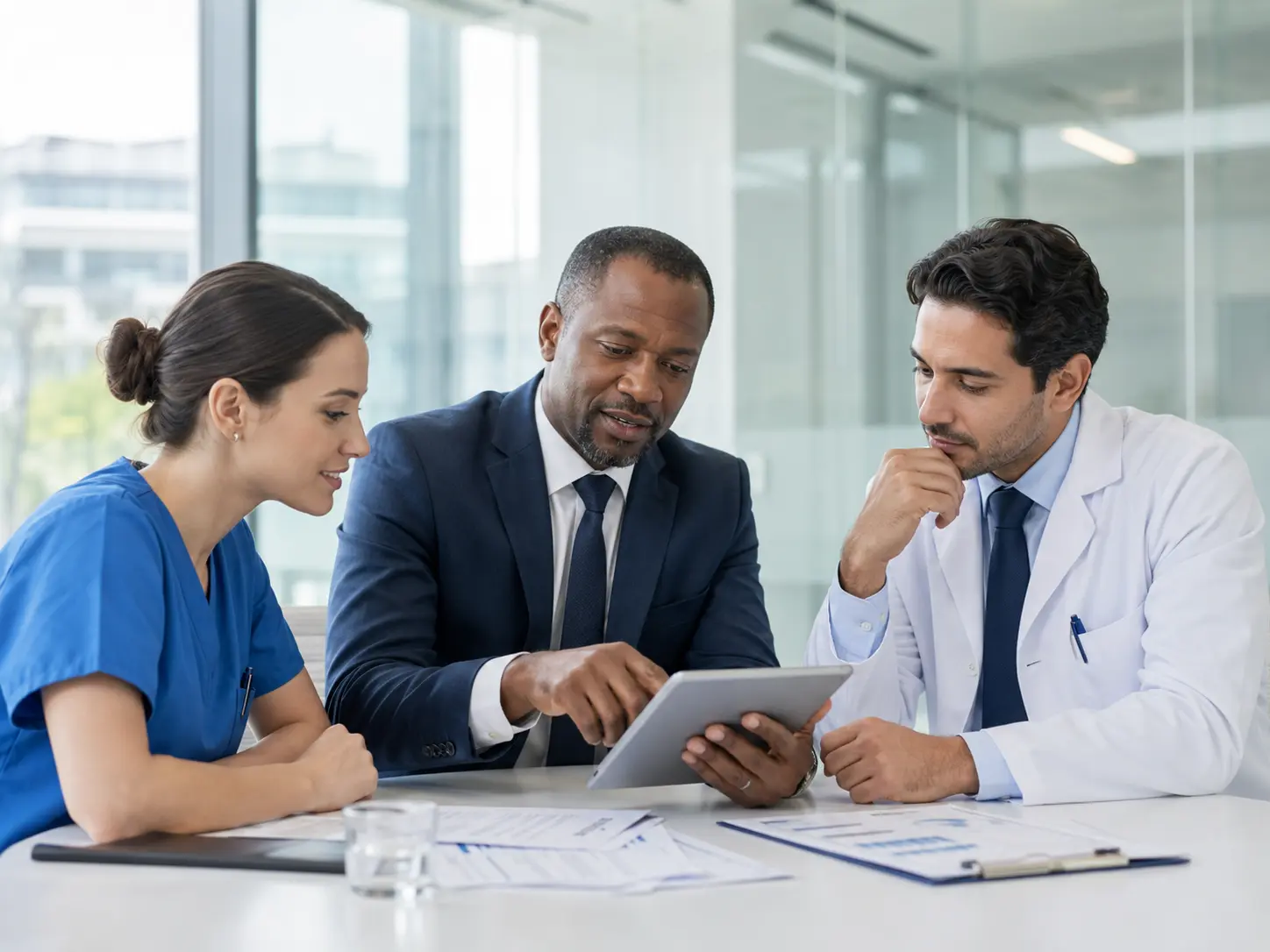 Healthcare mentor advising international medical professionals