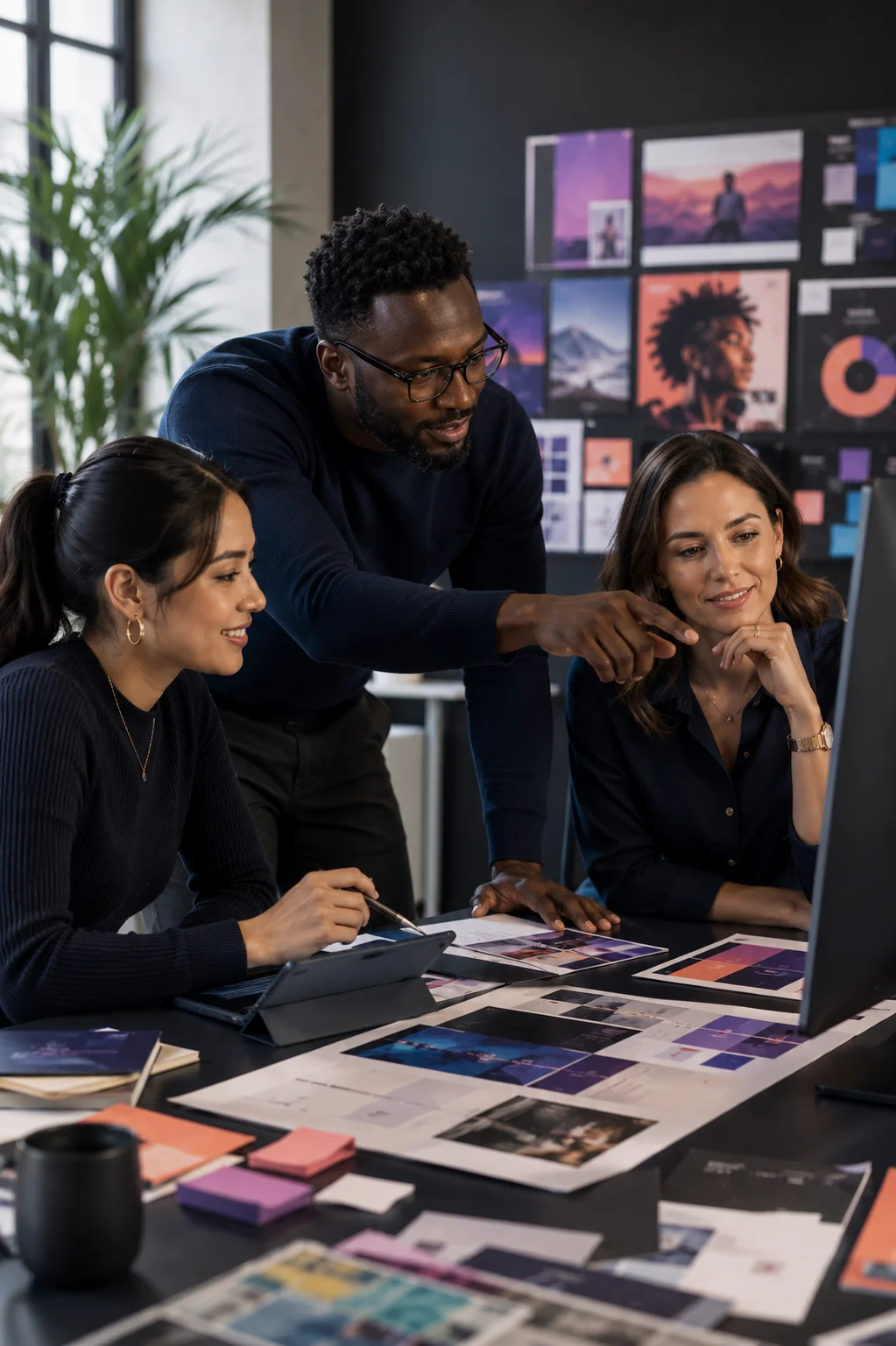 EAMN campaign strategy, editorial and creative team